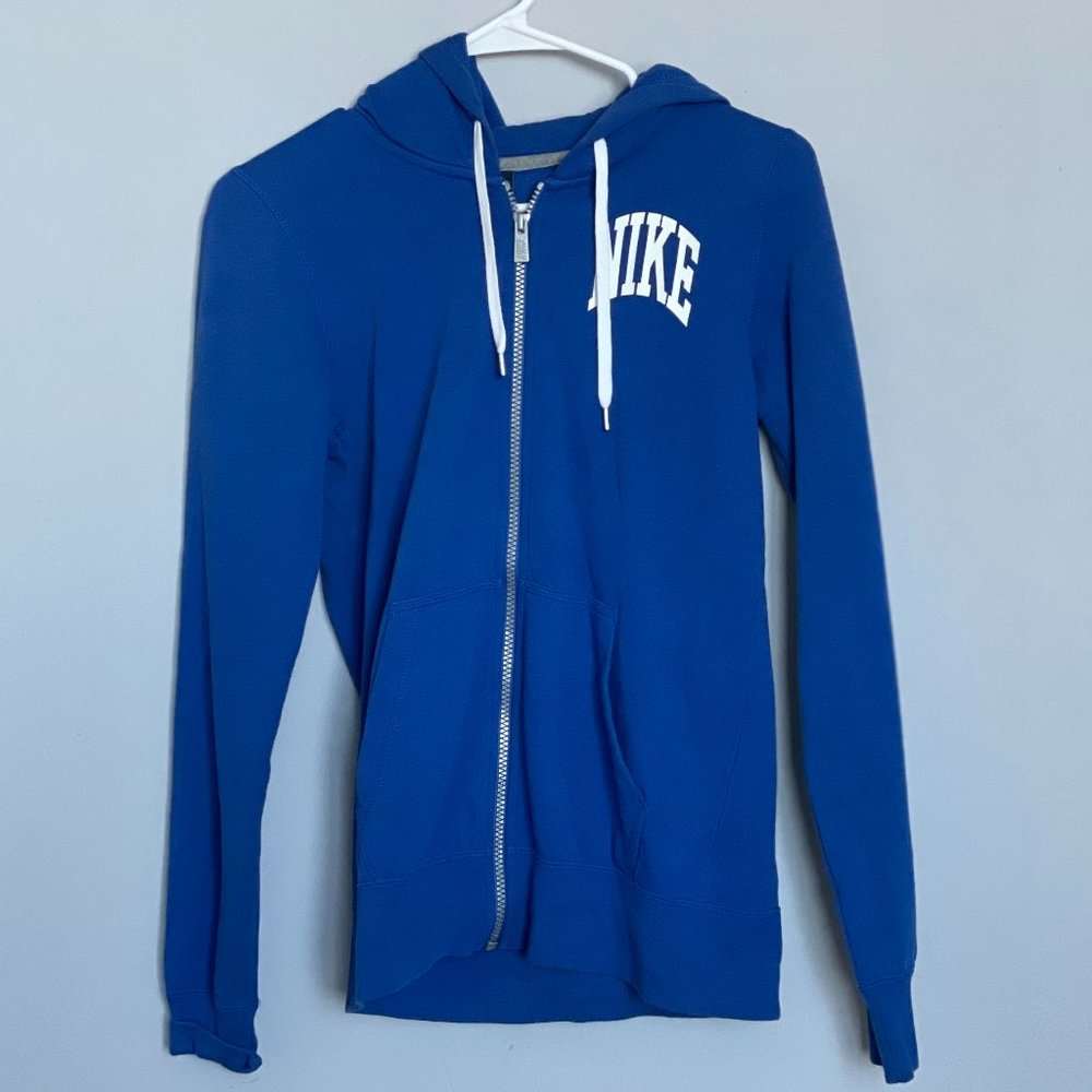 BLUE NIKE HOODIE